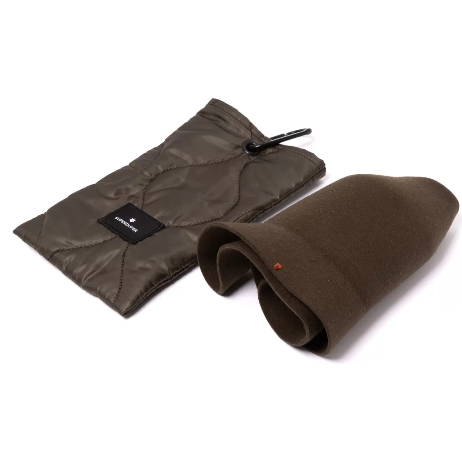 Hüte/Mütze>Specials X MJ Superduper x MJ: Rollbarer Hut "MIRACOLO" aus reiner Merinowolle - Handarbeit Schlamm-Taupe